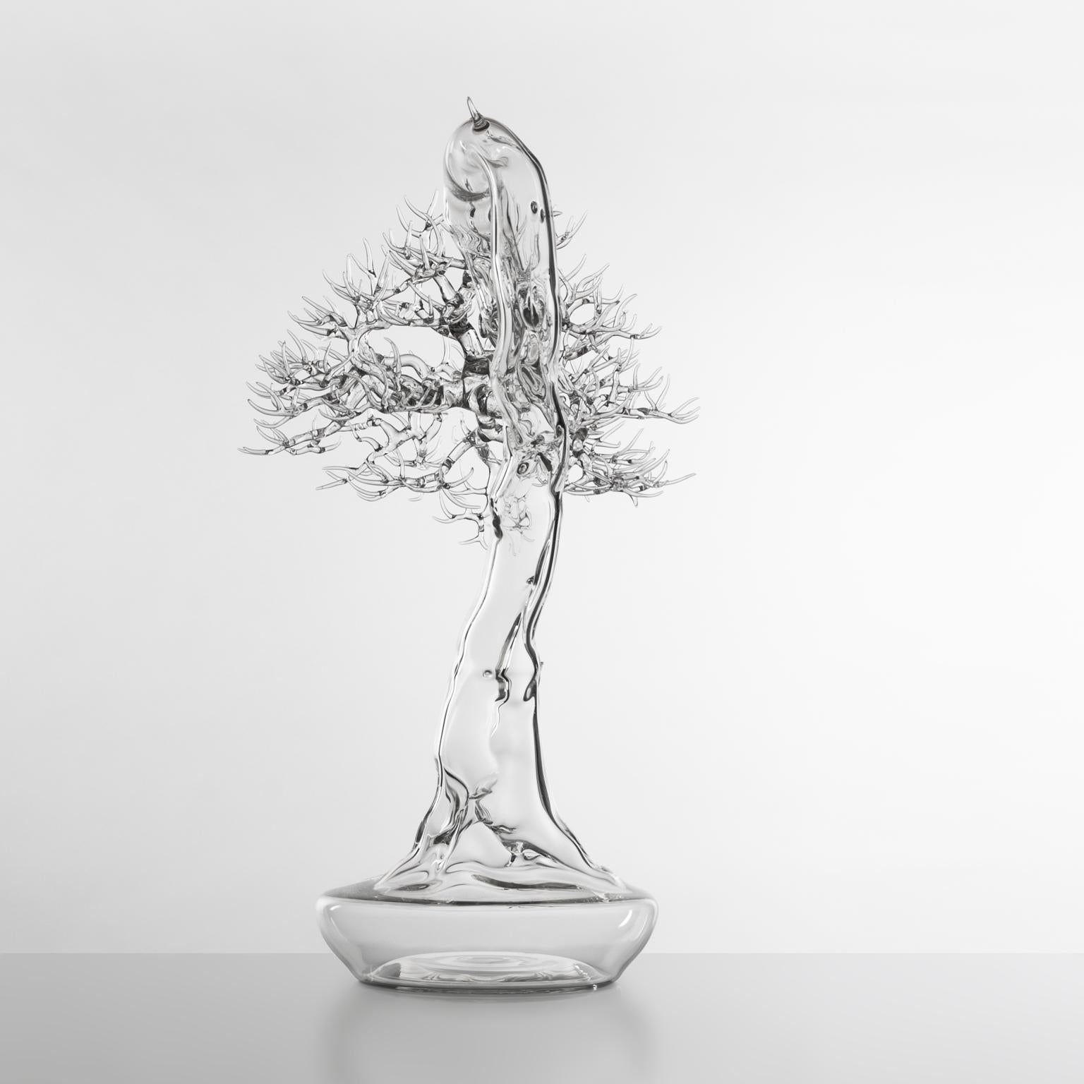 Modern Hand Blown Glass Bonsai Sculpture 2021 #05 by Simone Crestani
