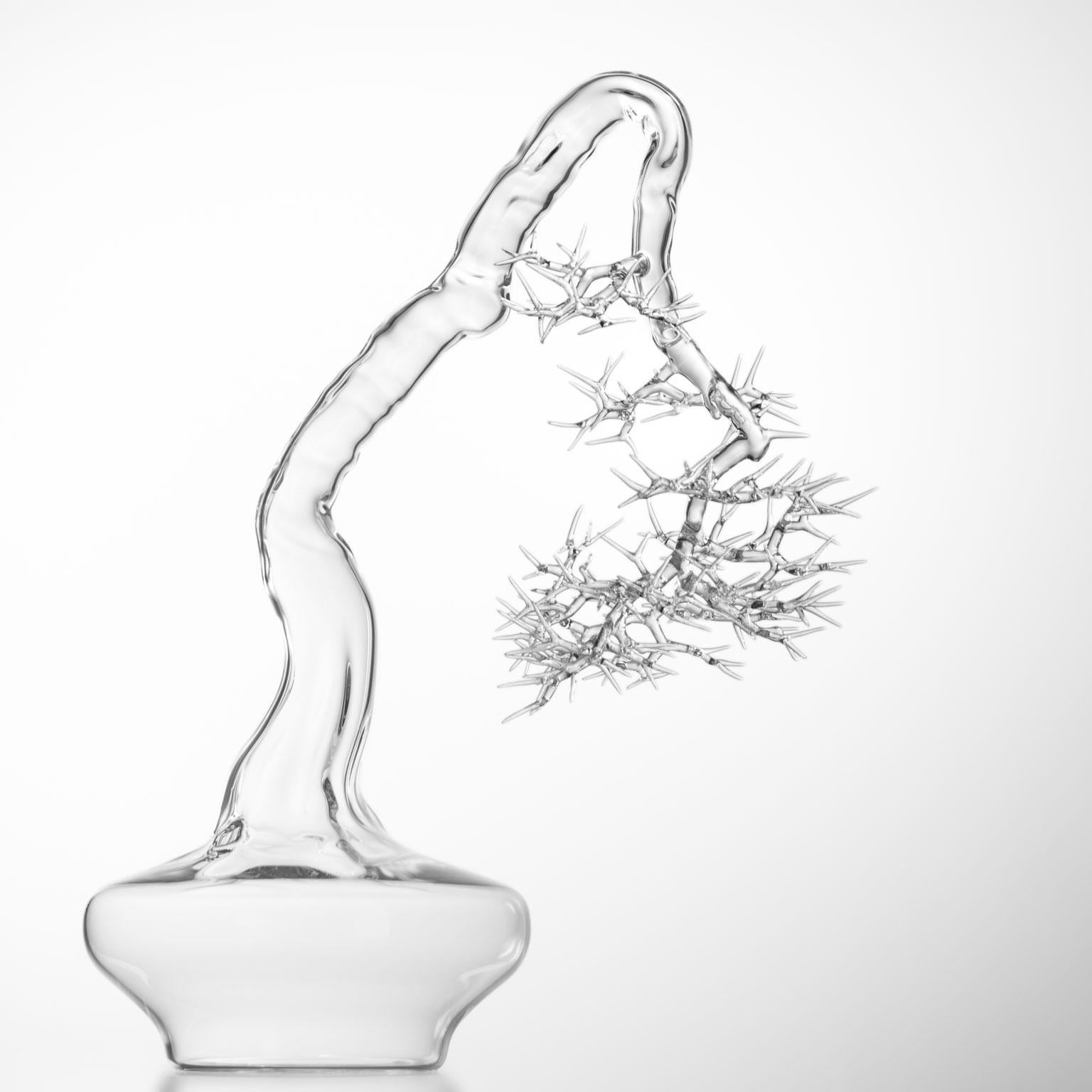 Hand Blown Glass Bonsai Sculpture 2023#04 by Simone Crestani

Hand-blown glass sculpture representing a bonsai tree.

Artist: Simone Crestani
Material: Borosilicate glass
Technique: Flameworking
Unique piece
Year: 2023
Measures: Height 22.04'',