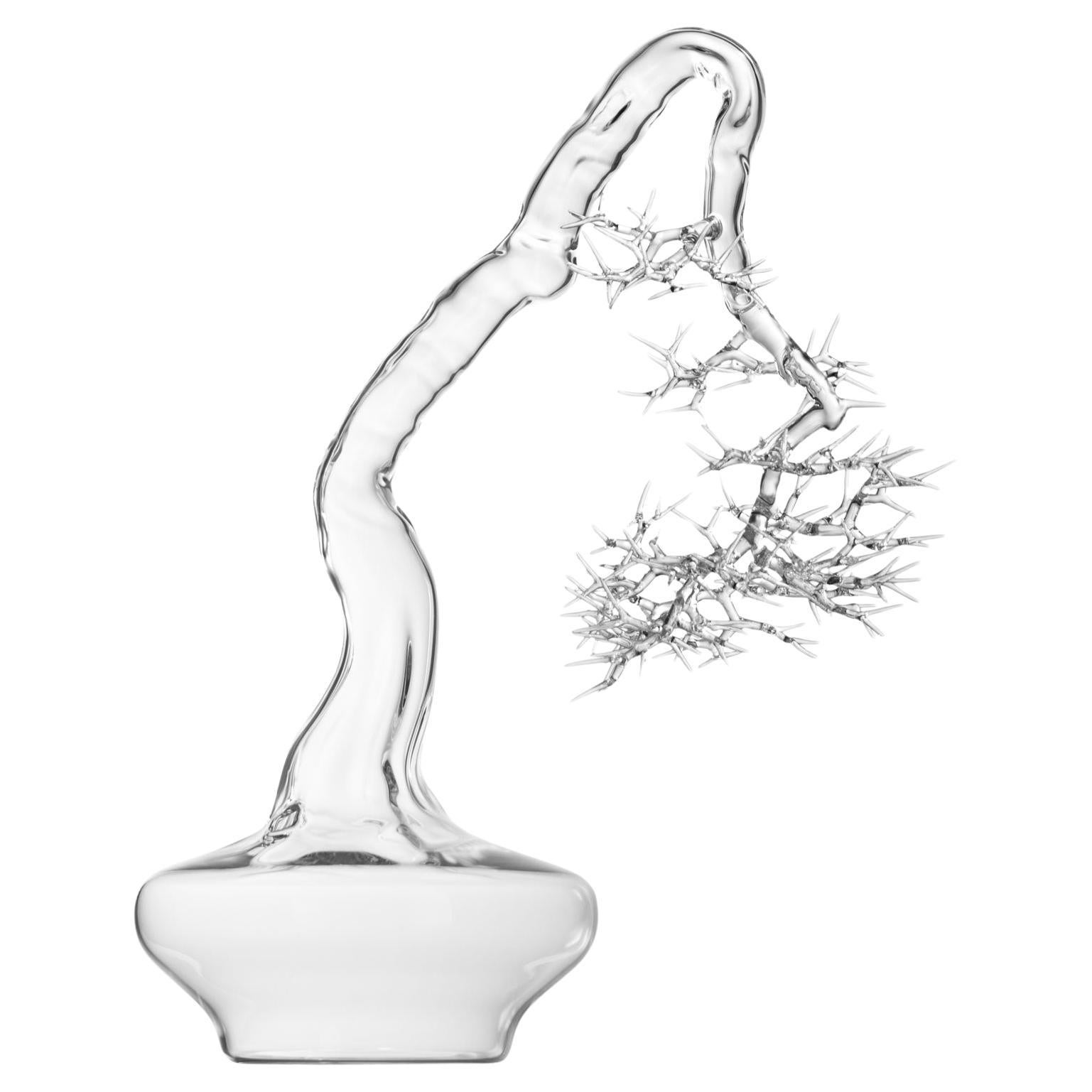 Hand Blown Glass Bonsai Sculpture 2023#04 by Simone Crestani