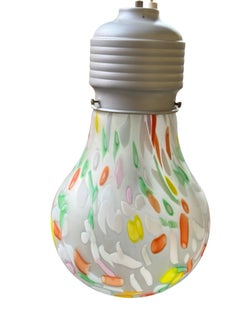 Plafoniera in vetro soffiato a mano di Due P, Form A, Italia XX secolo