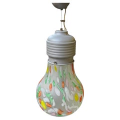 Plafoniera in vetro soffiato a mano di Due P, Form A, Italia XX secolo