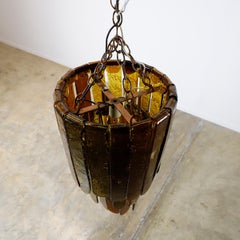 Hand Blown Glass Chandelier by Feders