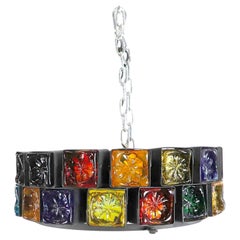 Hand Blown Glass Chandeliers by Feders