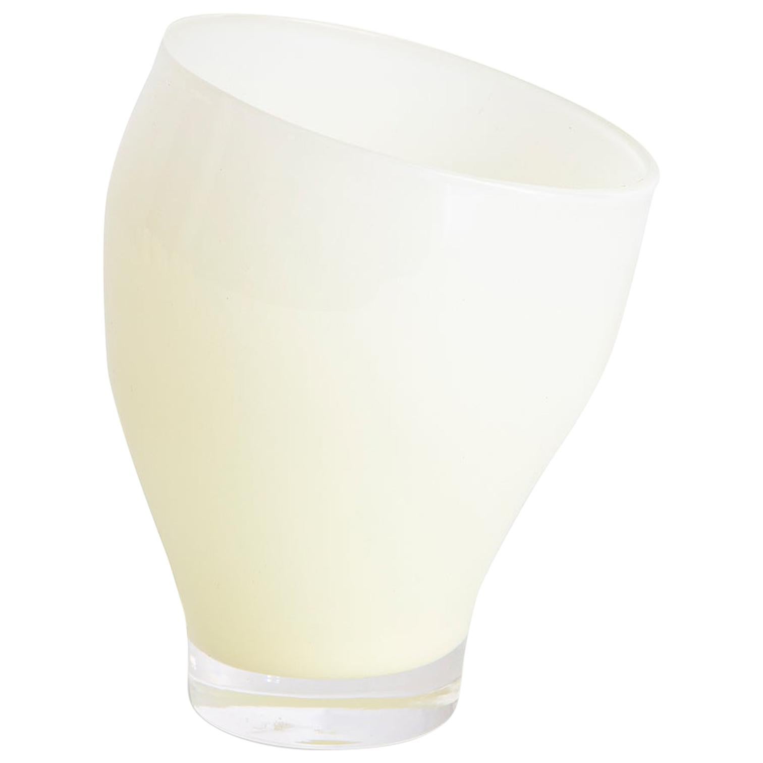 Hand Blown Glass Contrapposto Cup 1