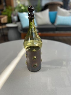 Hand Blown Glass Decanter by Feders