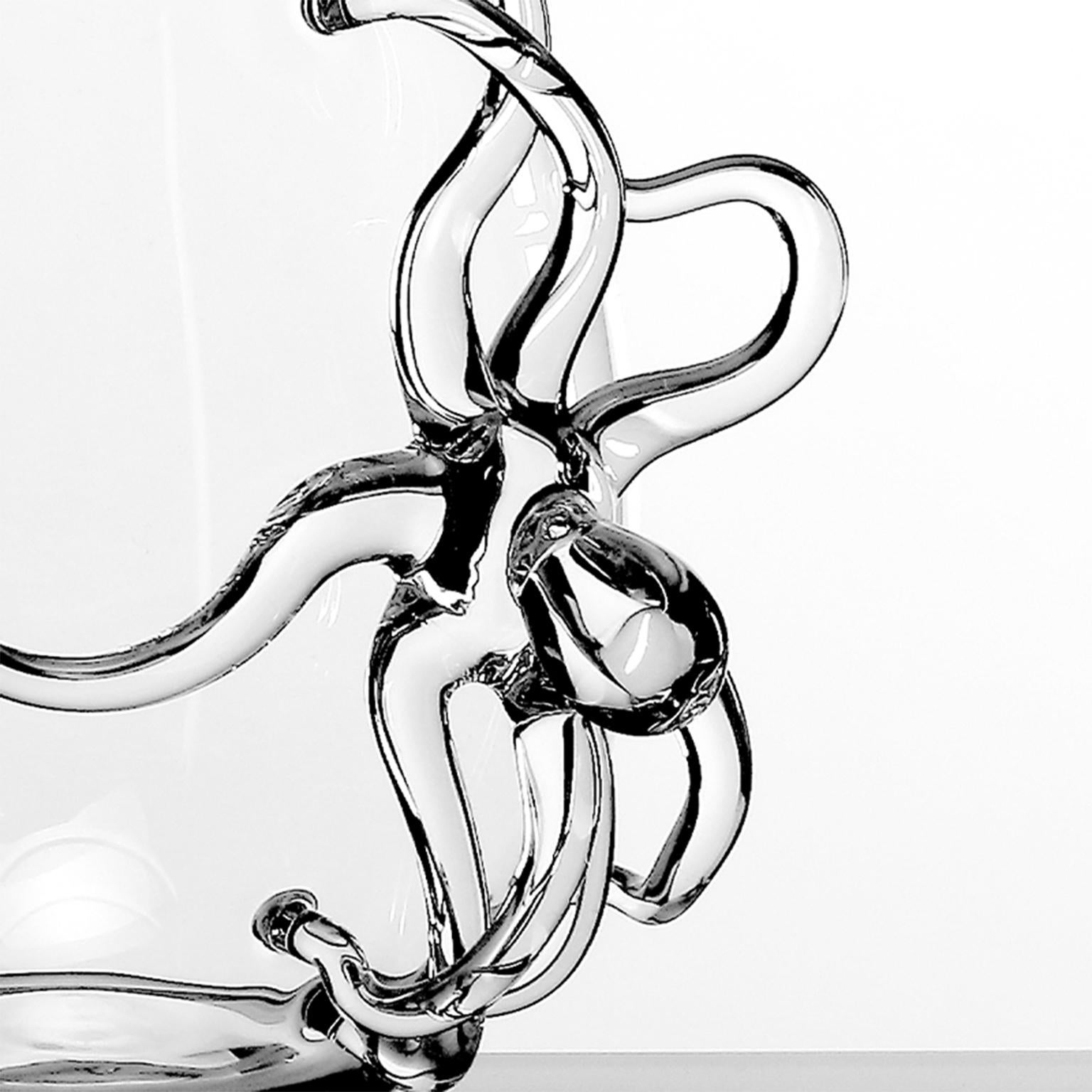 Modern 'Polpo Glass'  Hand blown glass by Simone Crestani For Sale