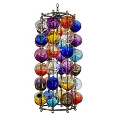Hand Blown Glass "Opera" Chandelier, by Bourgeois Boheme Atelier