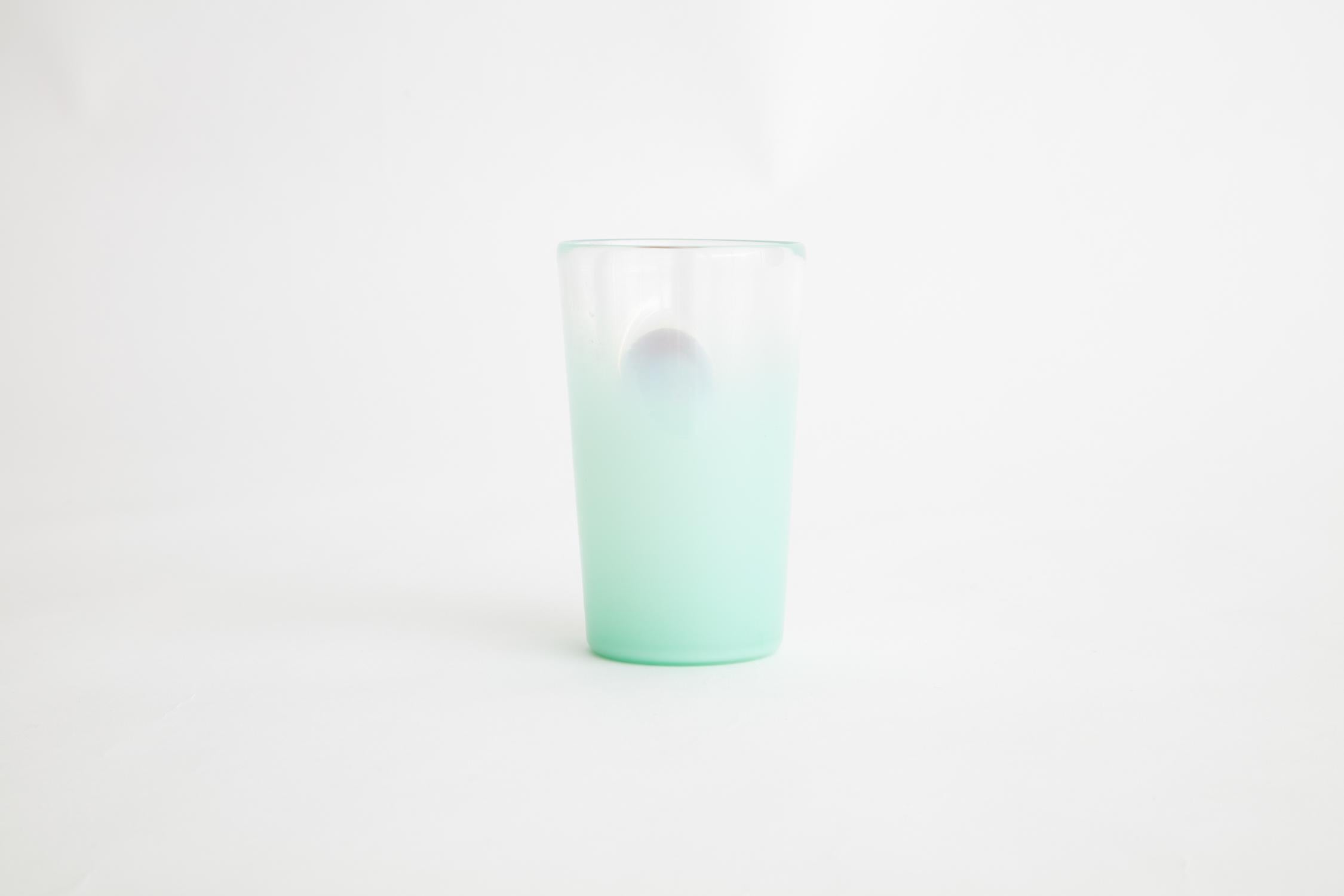 Modern Handblown Glass Sunrise Sunset Cup 6 For Sale