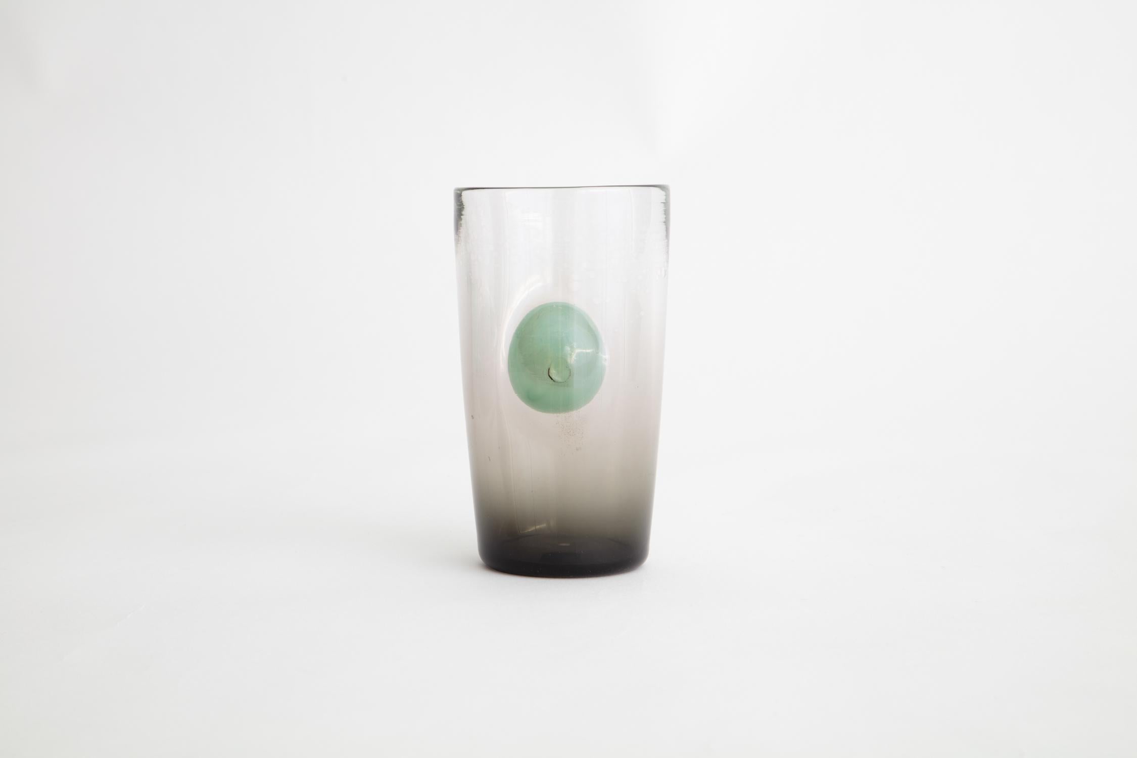 Modern Handblown Glass Sunrise Sunset Cup 7 For Sale