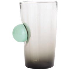 Taza de cristal soplado amanecer atardecer 7