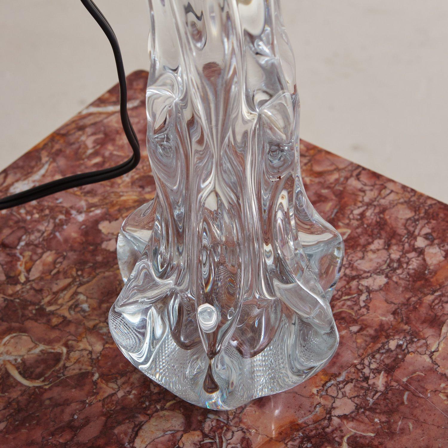 Hand Blown Glass Table Lamp, Italy, 20th Century 1