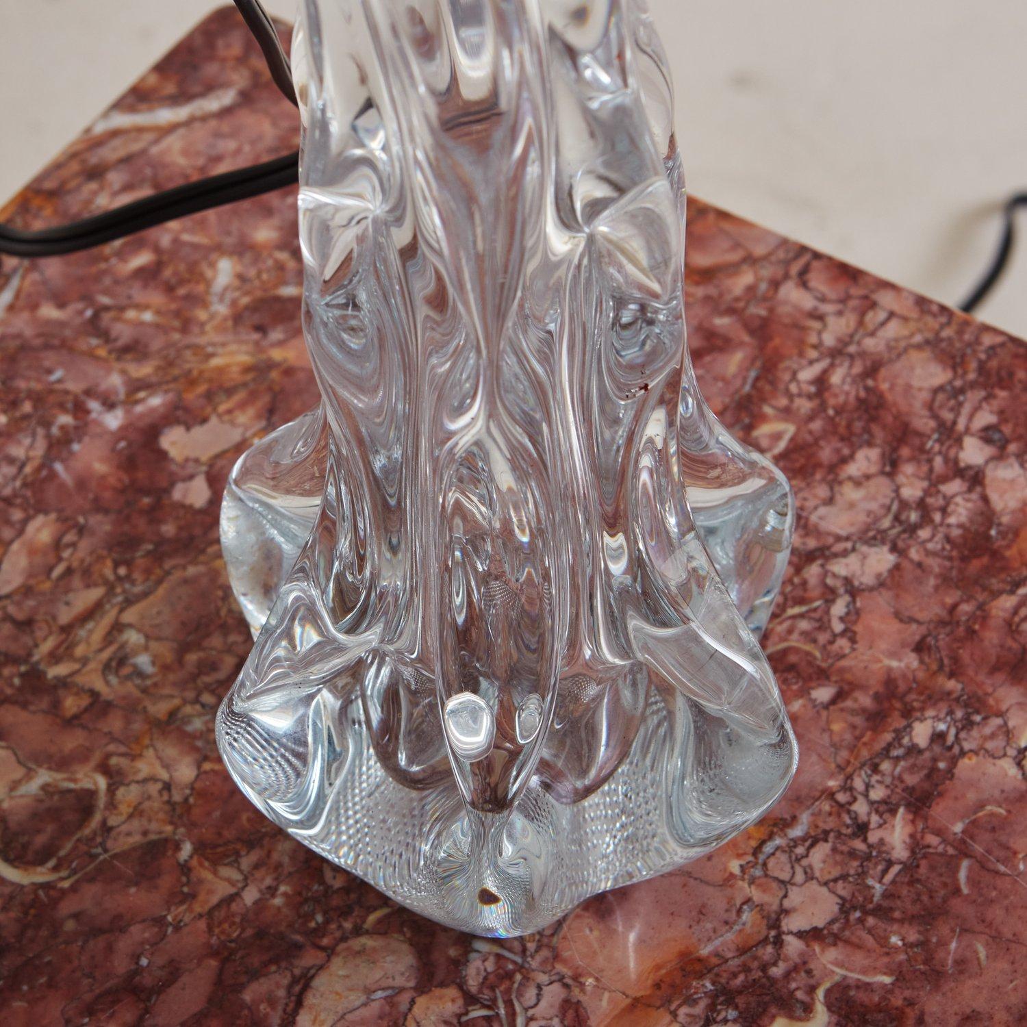Hand Blown Glass Table Lamp, Italy, 20th Century 2