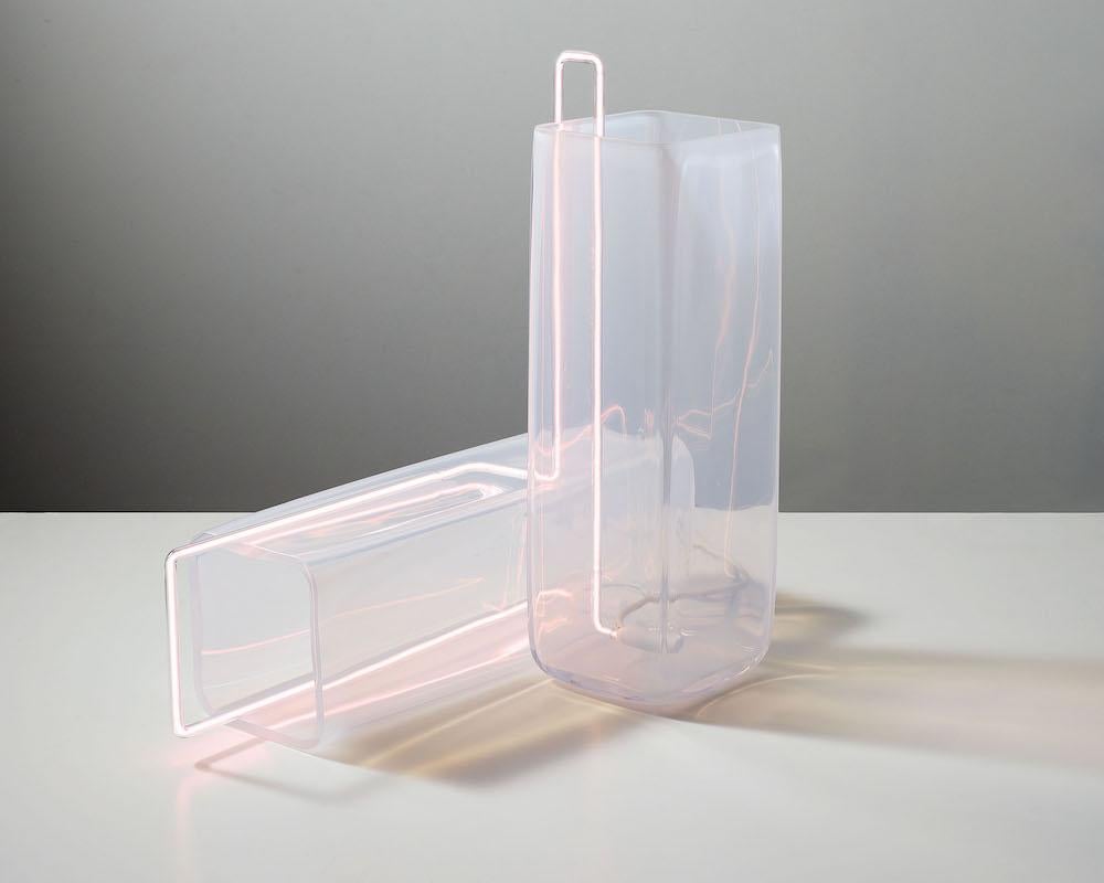 Lampe de bureau en verre soufflé à la main, collection Ligne, Light 1, de Sabine Marcelis Neuf - En vente à Beverly Hills, CA