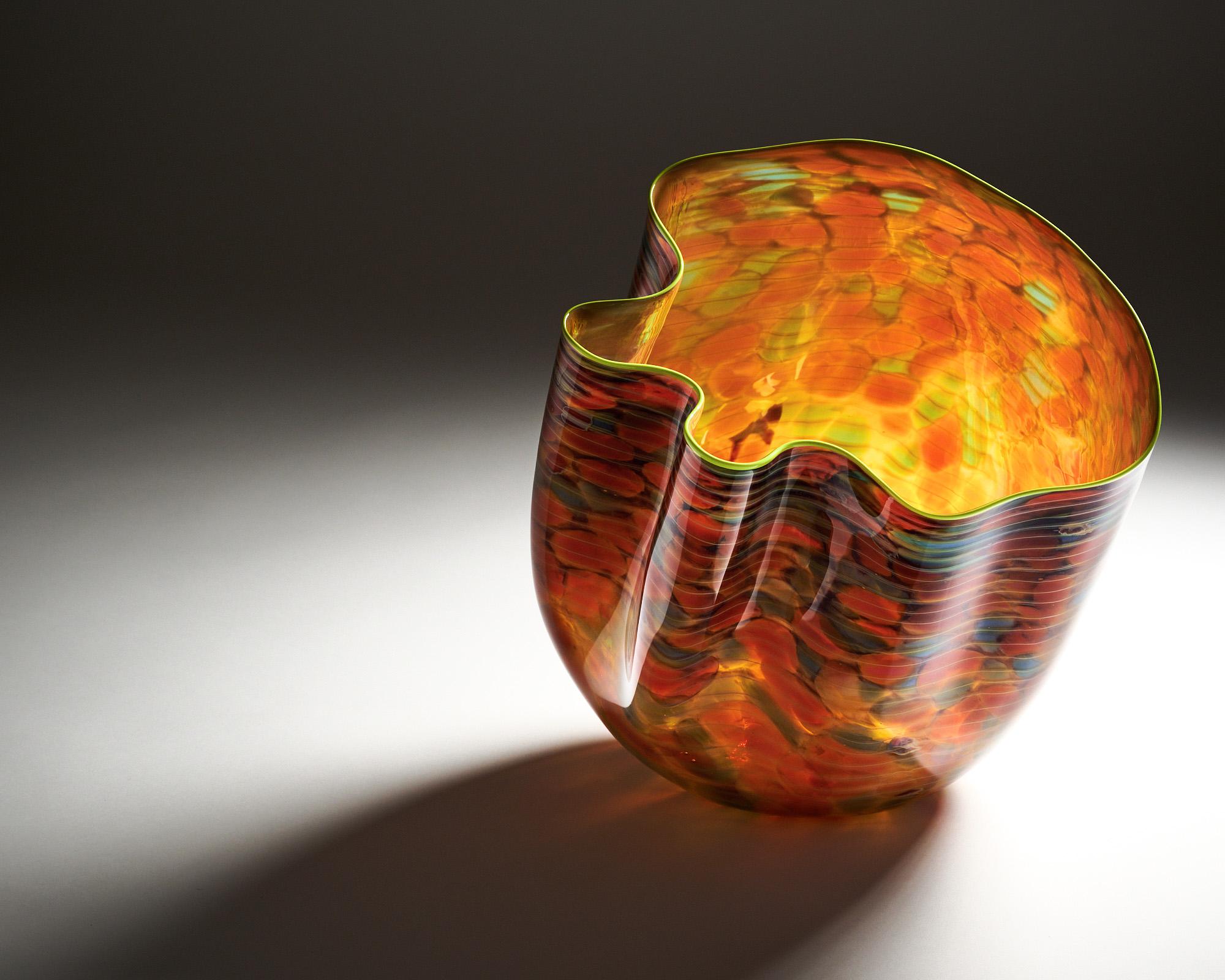 Hand-Blown Glass Vase by Chihuly For Sale 3