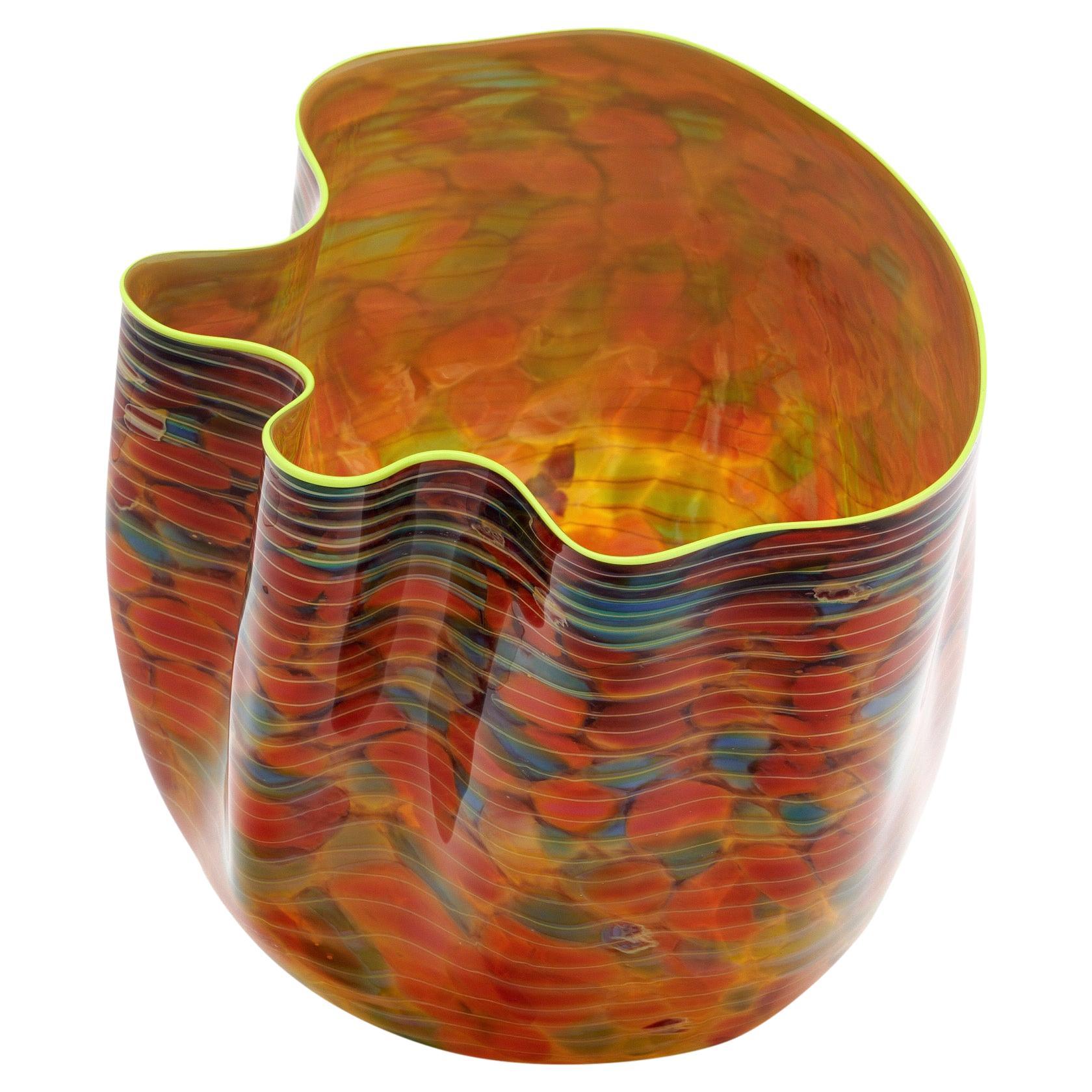Hand-Blown Glass Vase by Chihuly For Sale