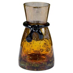 Hand Blown Glass Vase by Krosno Glass