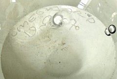 Vase/Dekanter aus mundgeblasenem Glas von Per Lutken for Holmegaard