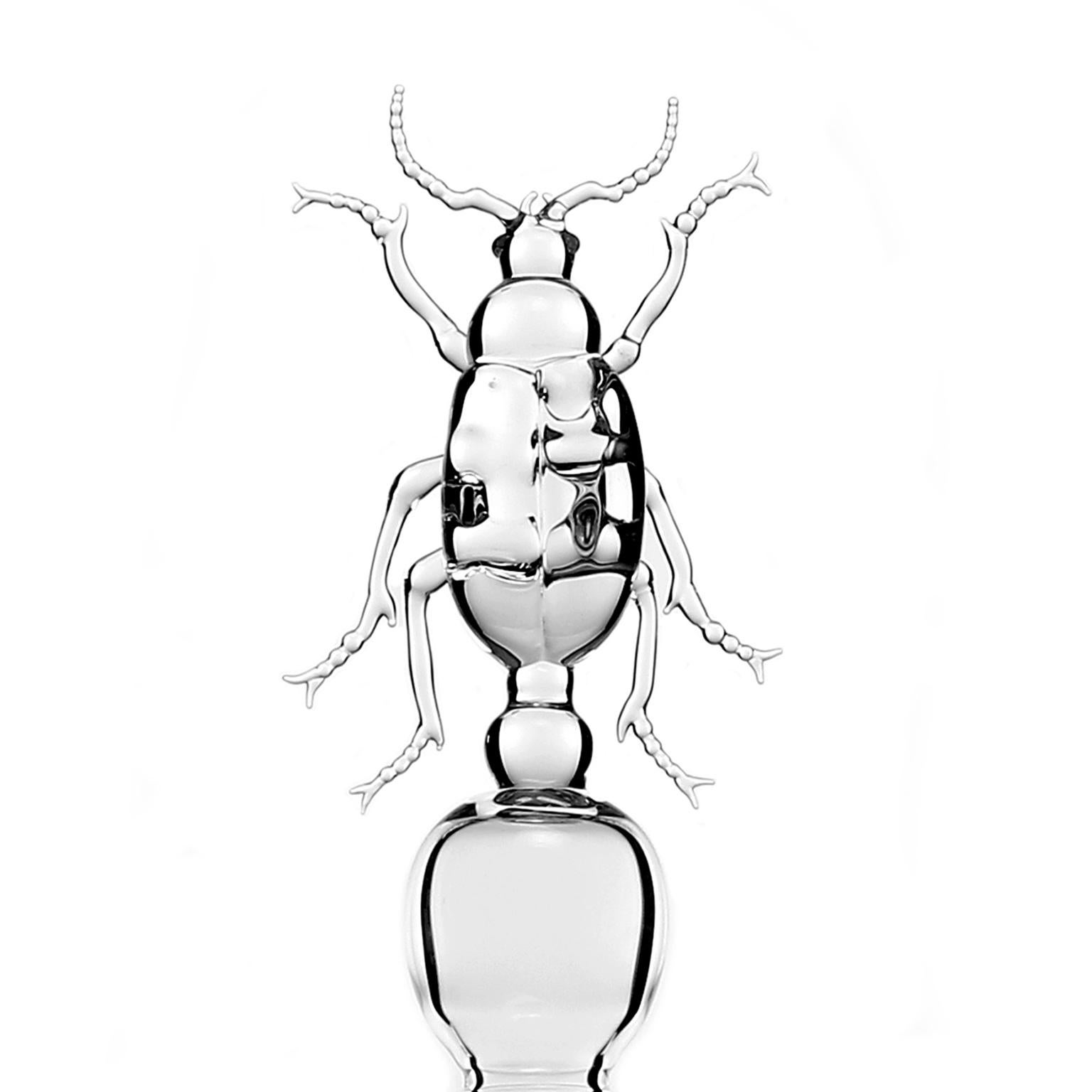 Modern 'Calosoma Sycophanta' Hand Blown Glass Vase by Simone Crestani