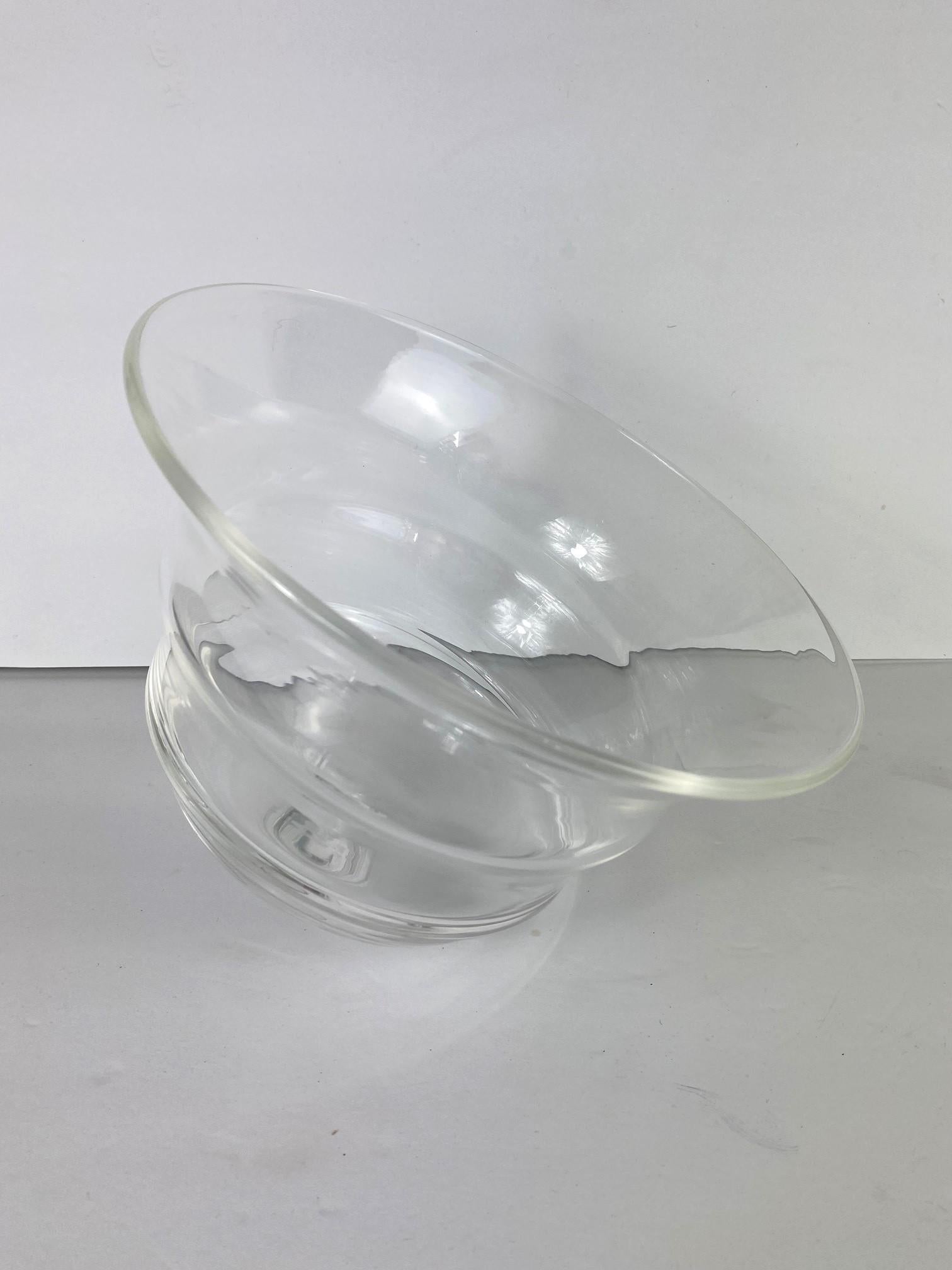 Hand Blown Glass With Stand In Good Condition For Sale In Pomona, CA