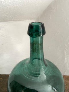 Hand Blown Mezcal Bottle From Mexico, Circa 1930´s