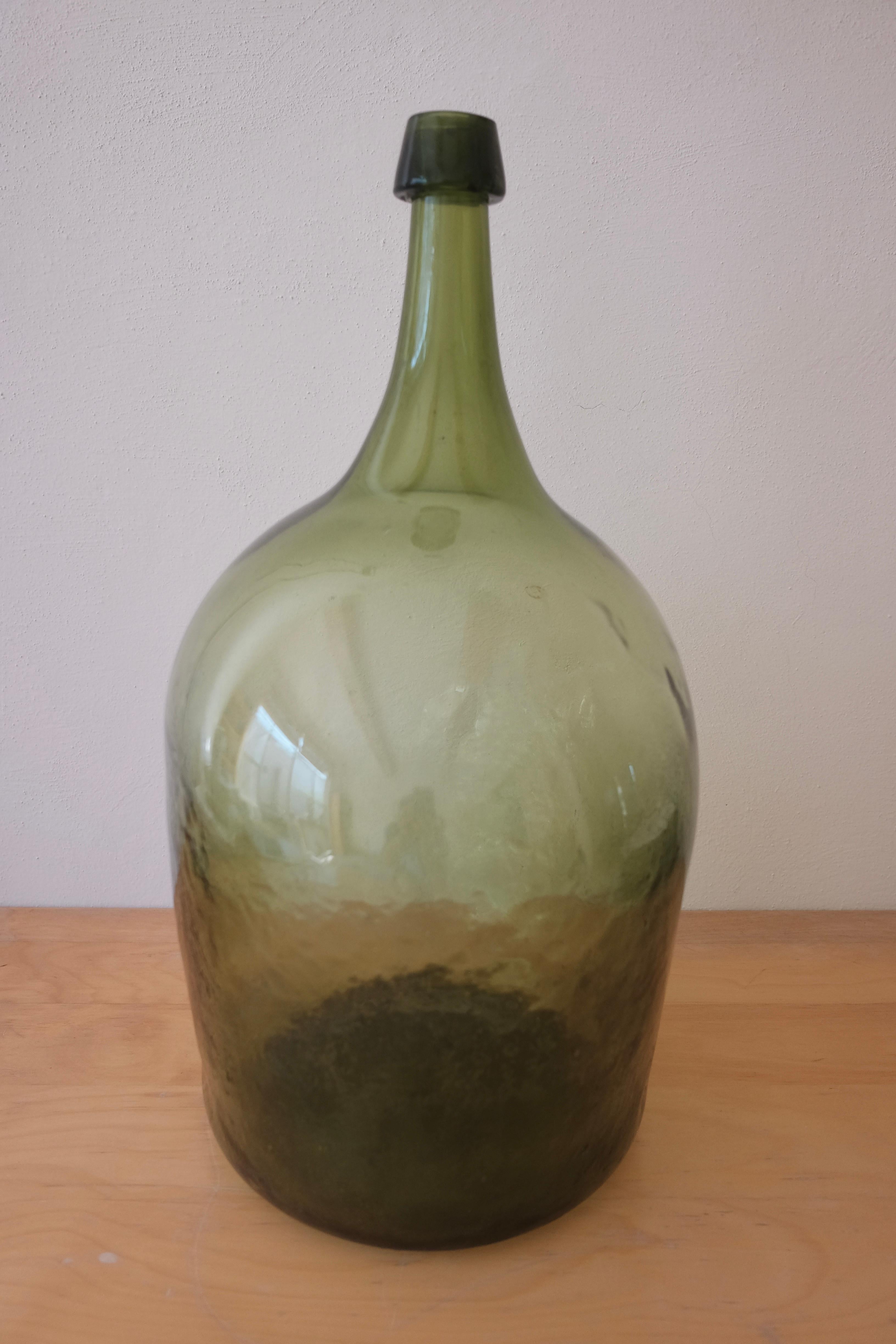 Mexican Hand Blown Mezcal Bottle from Mexico