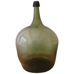 Antique Hand Blown Mezcal Bottle from Mexico