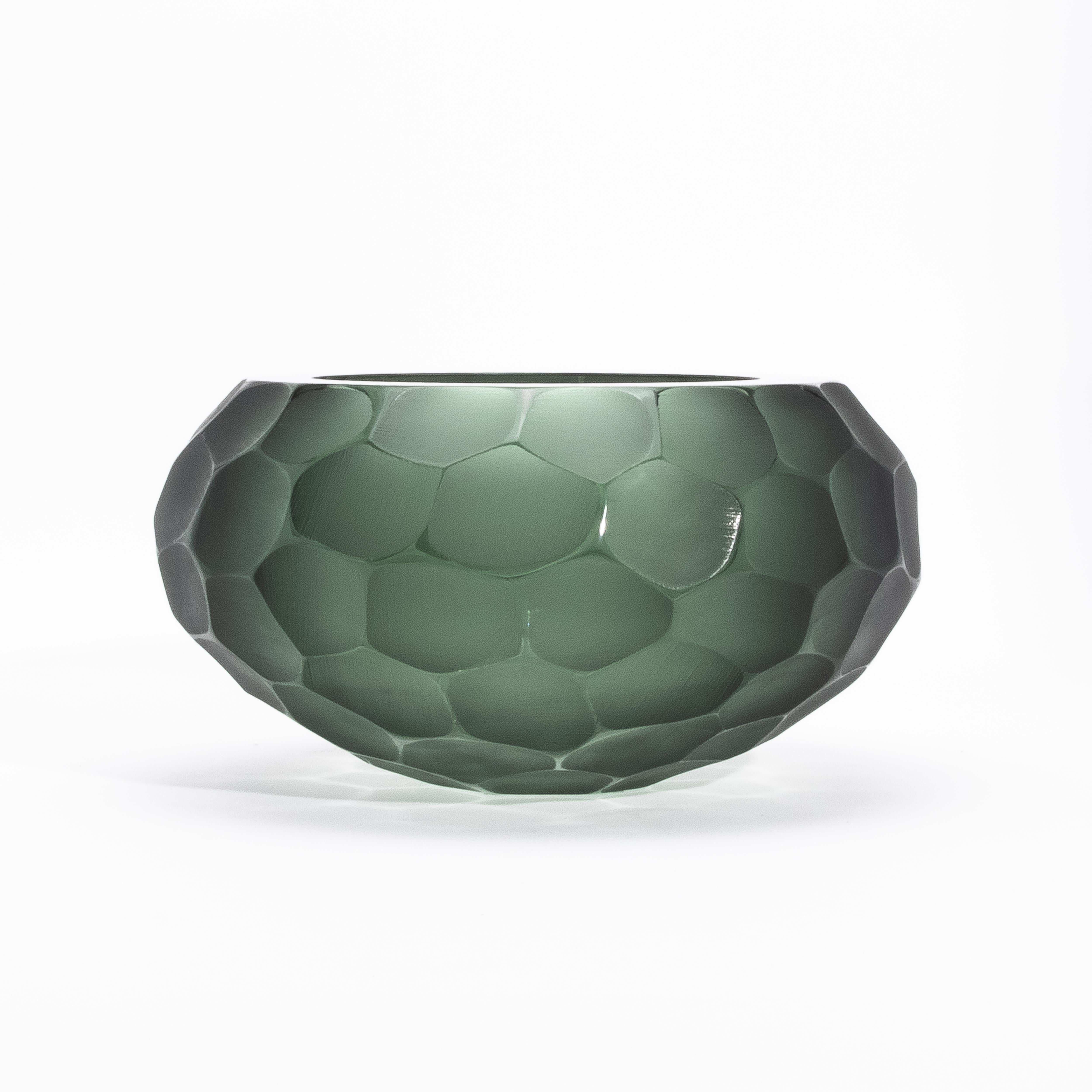 Italiano Ciotola moderna di Murano soffiata a mano in Greene & Greene Grande in vendita