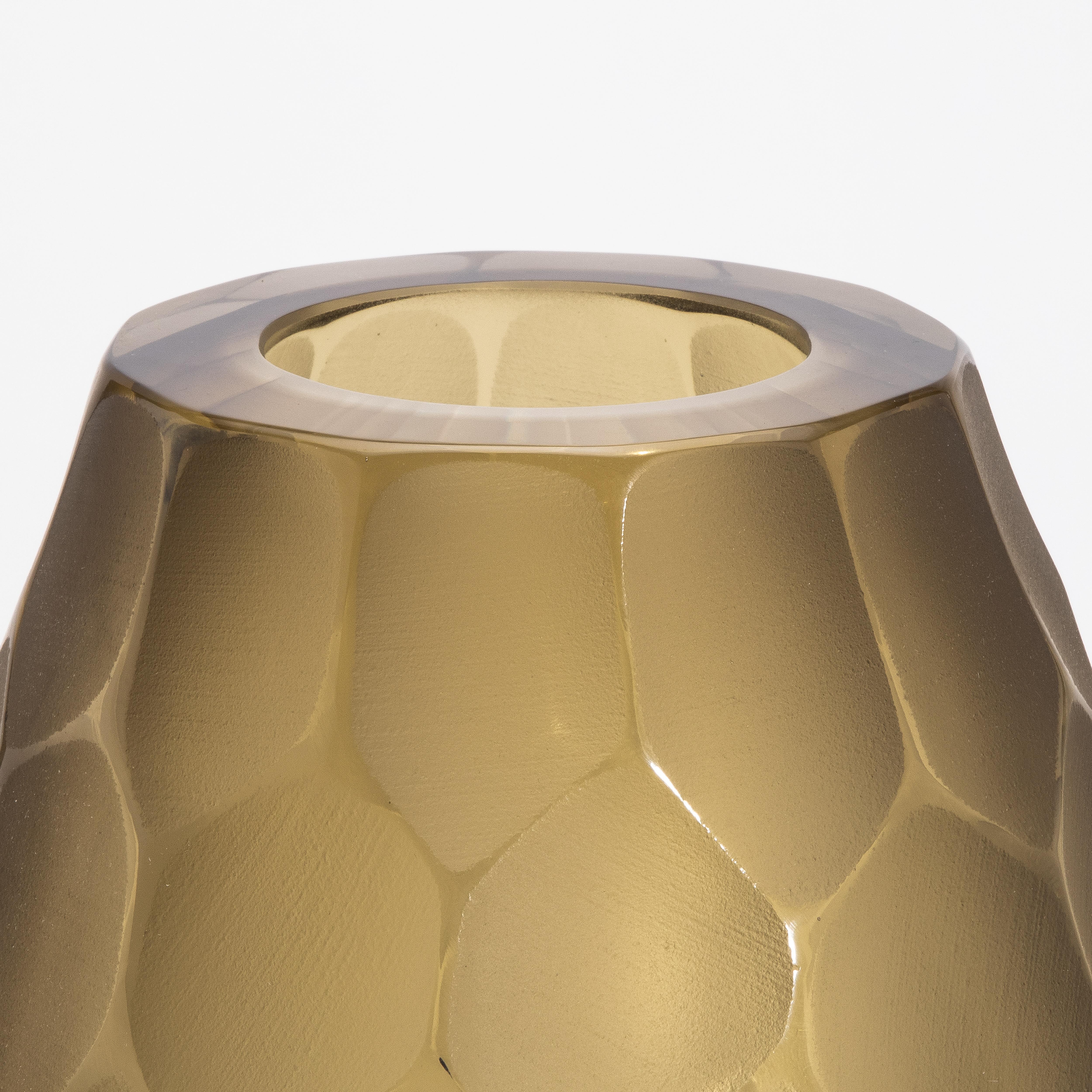 Moderno Vaso di Murano alto e moderno soffiato a mano in Greene & Greene medio in vendita