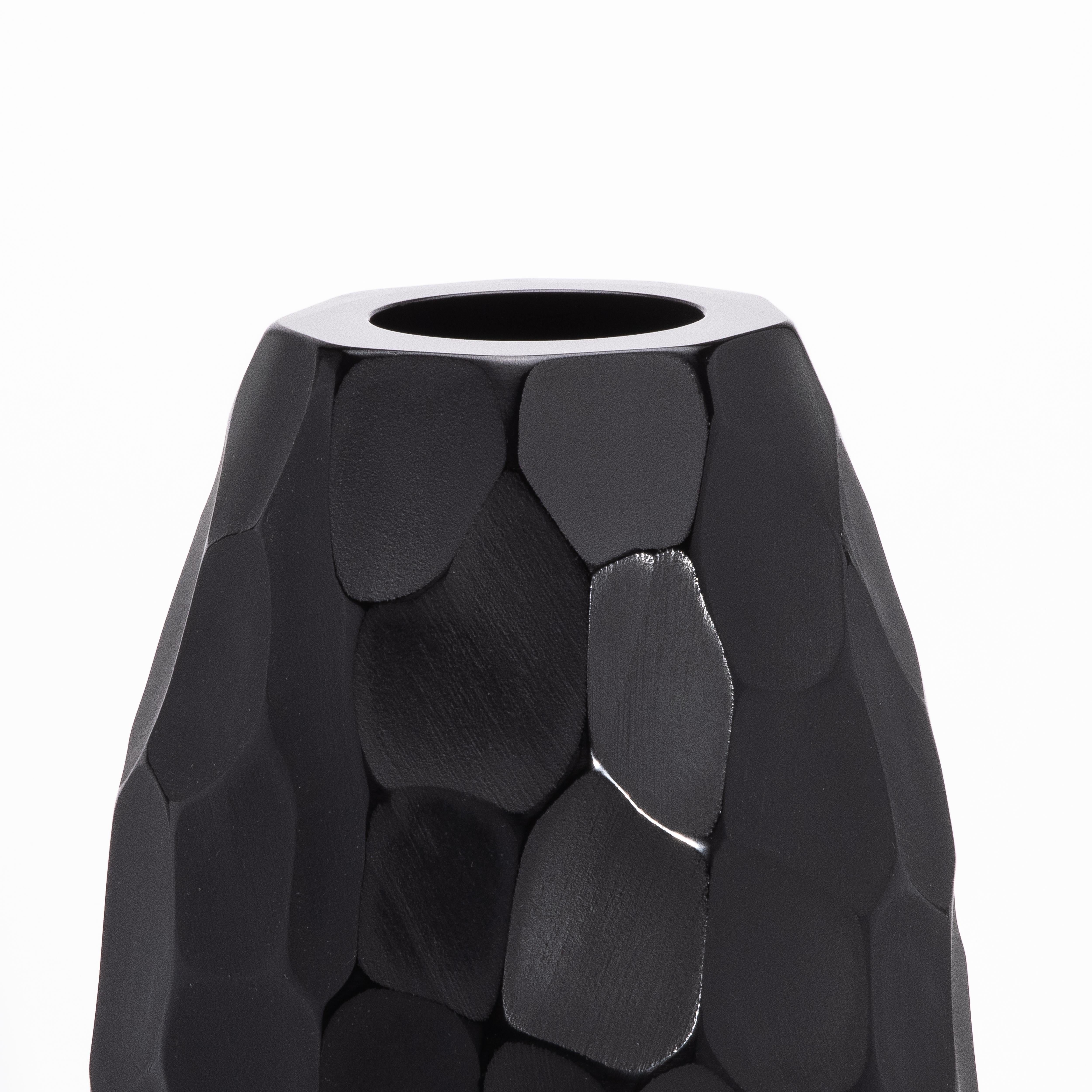 Vaso moderno alto di Murano soffiato a mano in nero onice grande In condizioni Nuovo in vendita a West Hollywood, CA