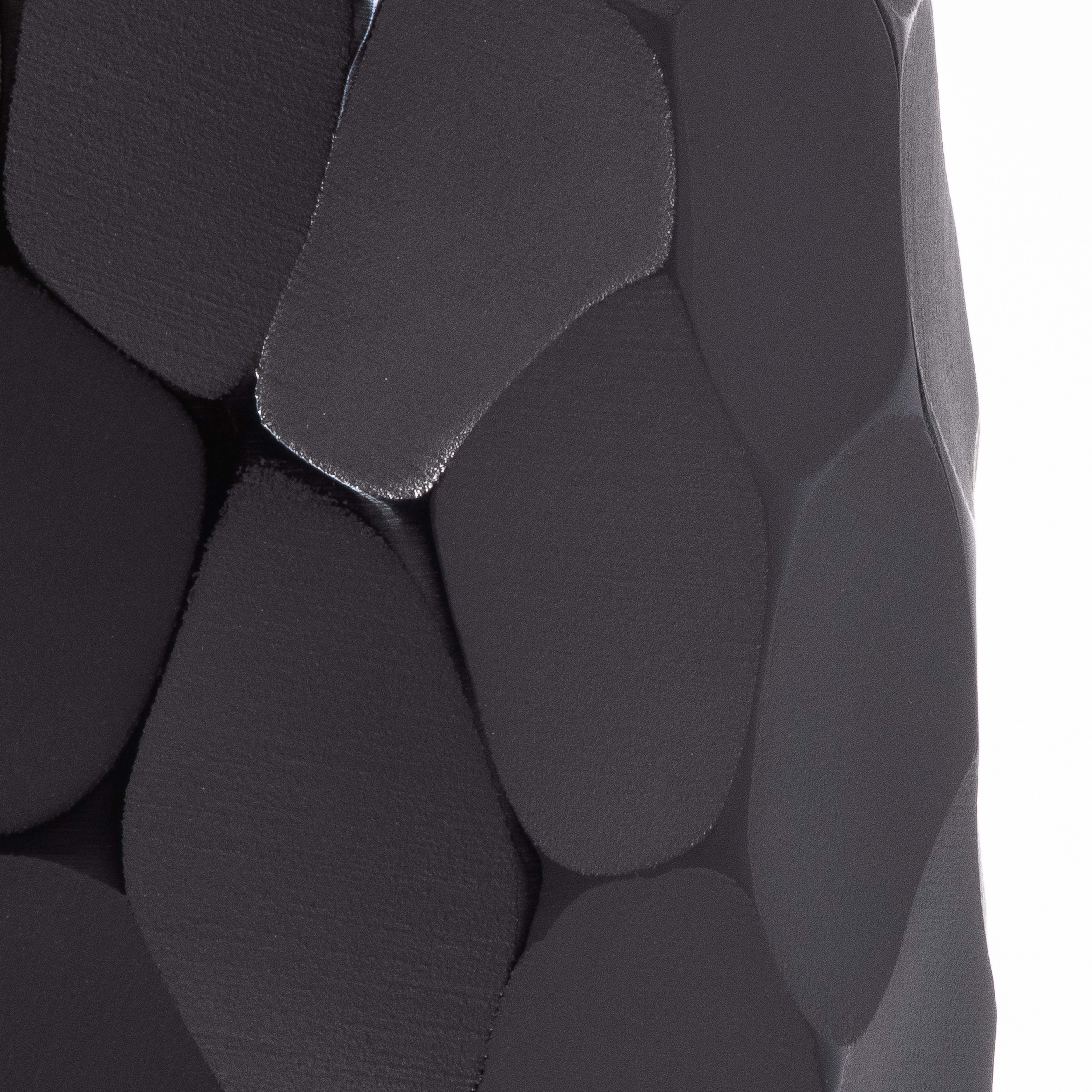 Vaso alto di Murano soffiato a mano in nero onice medio In condizioni Nuovo in vendita a West Hollywood, CA