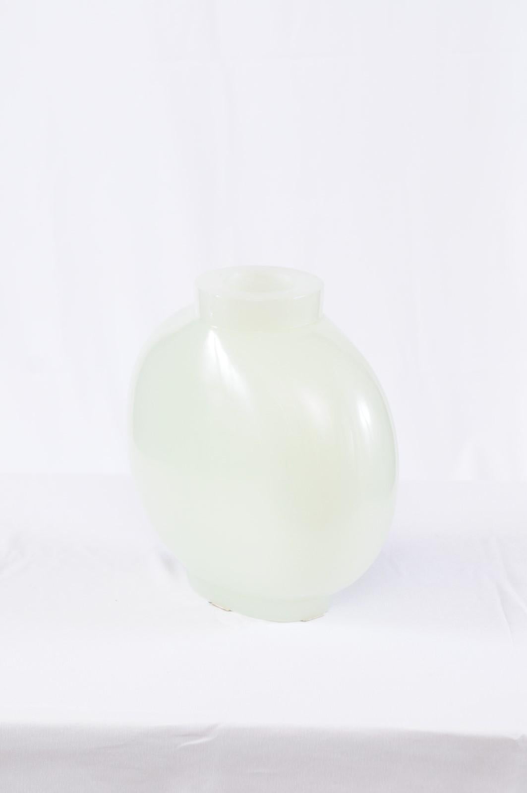 Hand-Blown Moon Flask Vase, Robert Kuo 2