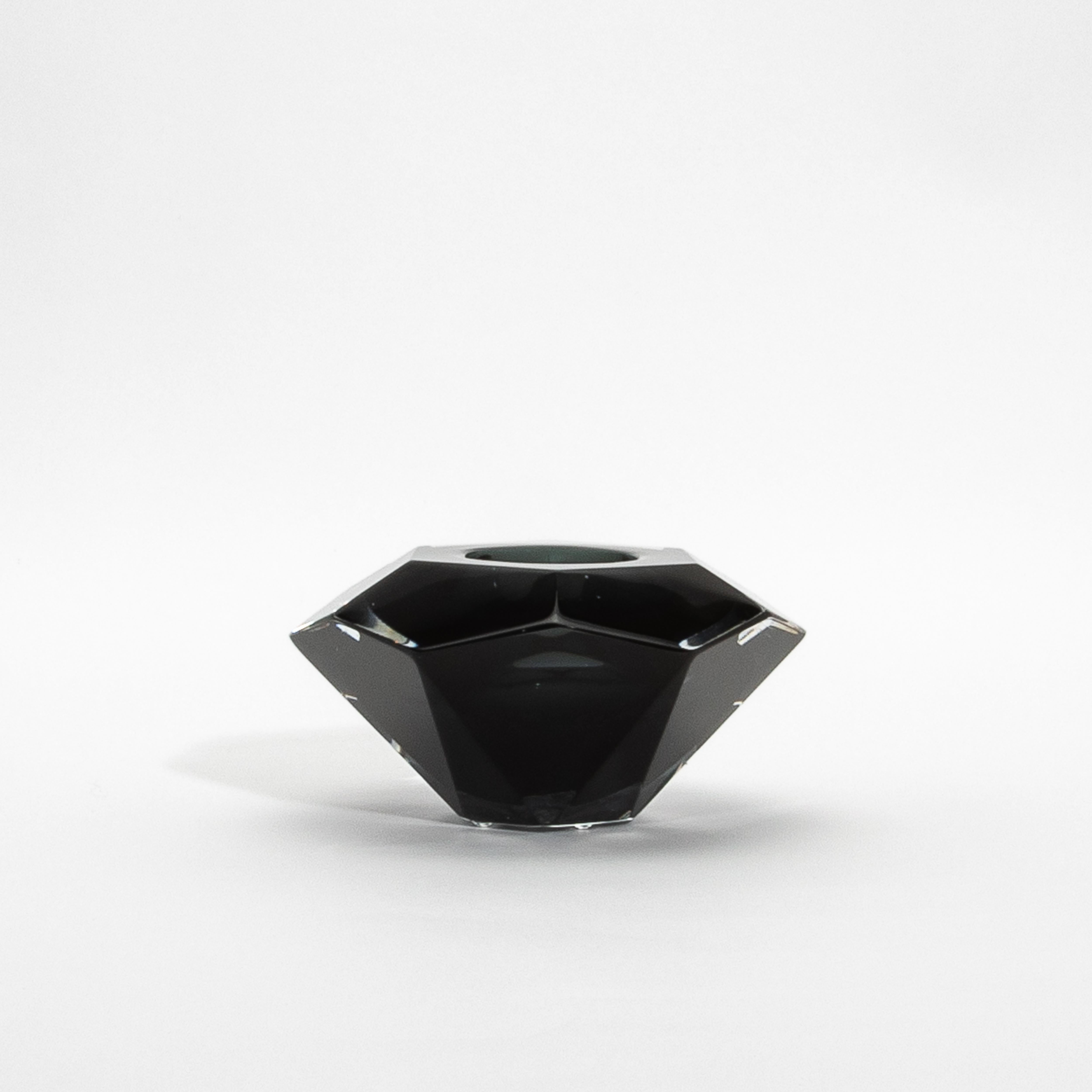 Cendrier de Murano soufflé à la main en gris Neuf - En vente à West Hollywood, CA