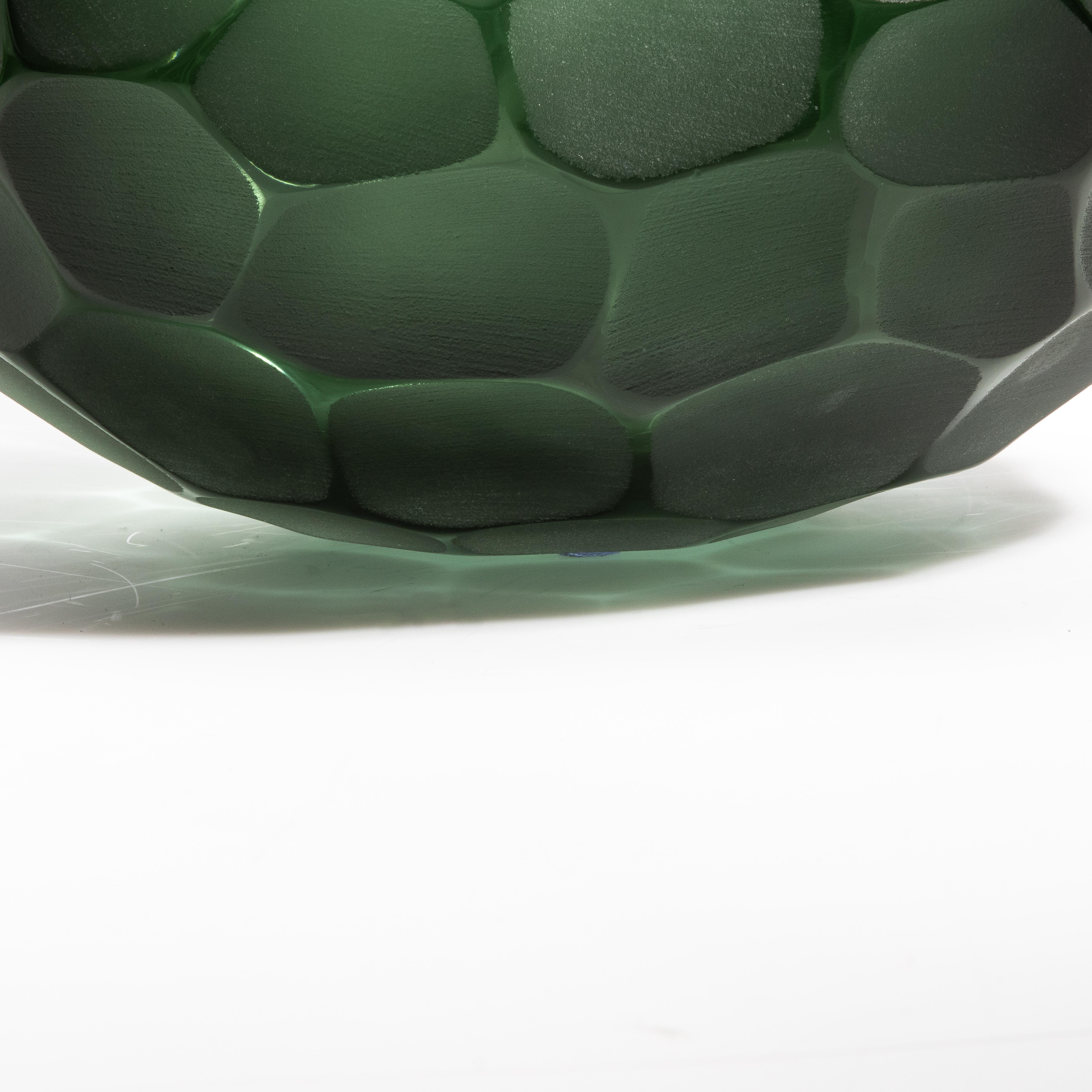 Ciotola di Murano soffiata a mano Battuto in Greene & Greene Piccolo In condizioni Nuovo in vendita a West Hollywood, CA