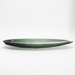 Hand-Blown Murano Bowl in Eucalyptus Green