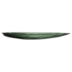 Hand-Blown Murano Bowl in Eucalyptus Green