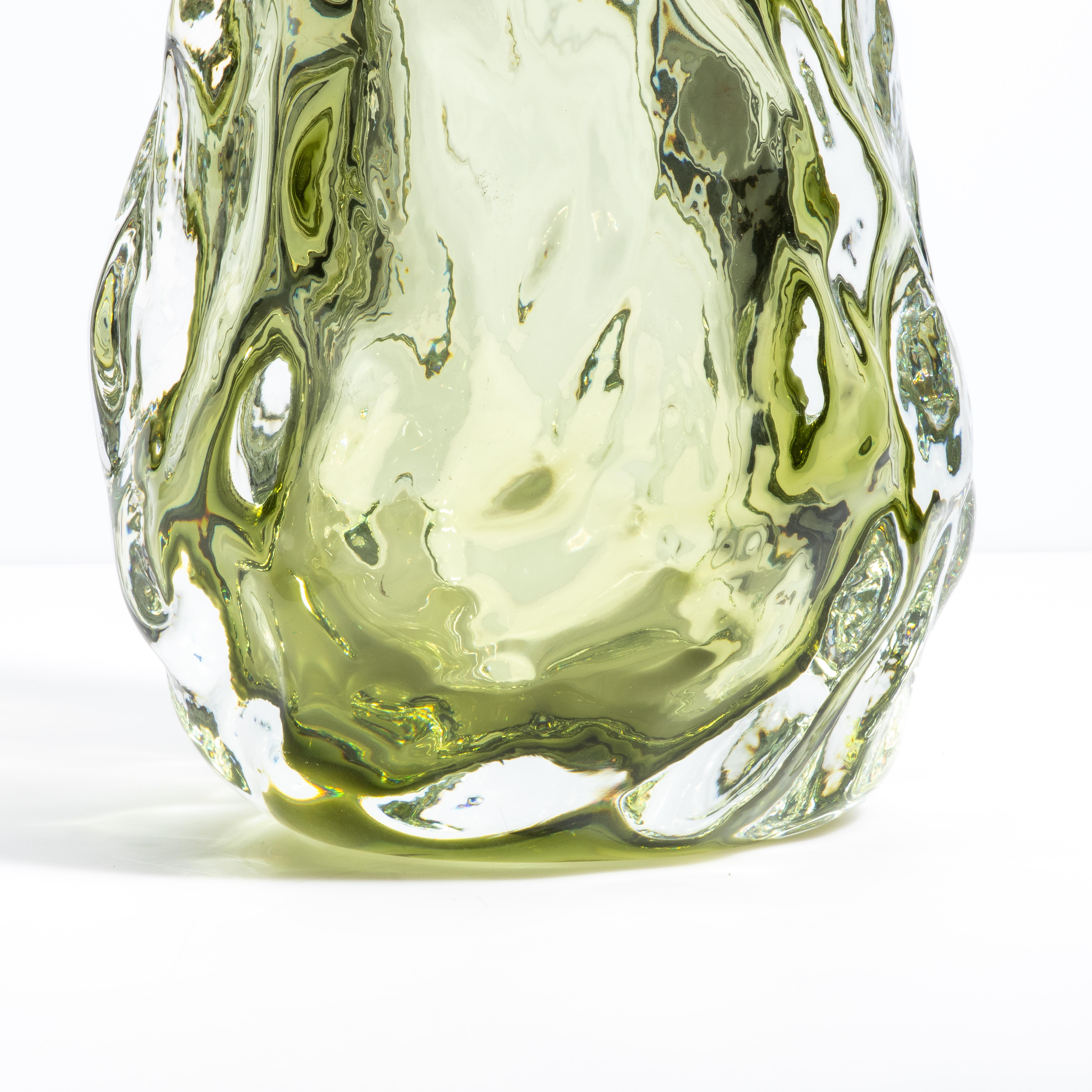 XXI secolo e contemporaneo Vaso di Murano Burri soffiato a mano in Greene & Greene in vendita