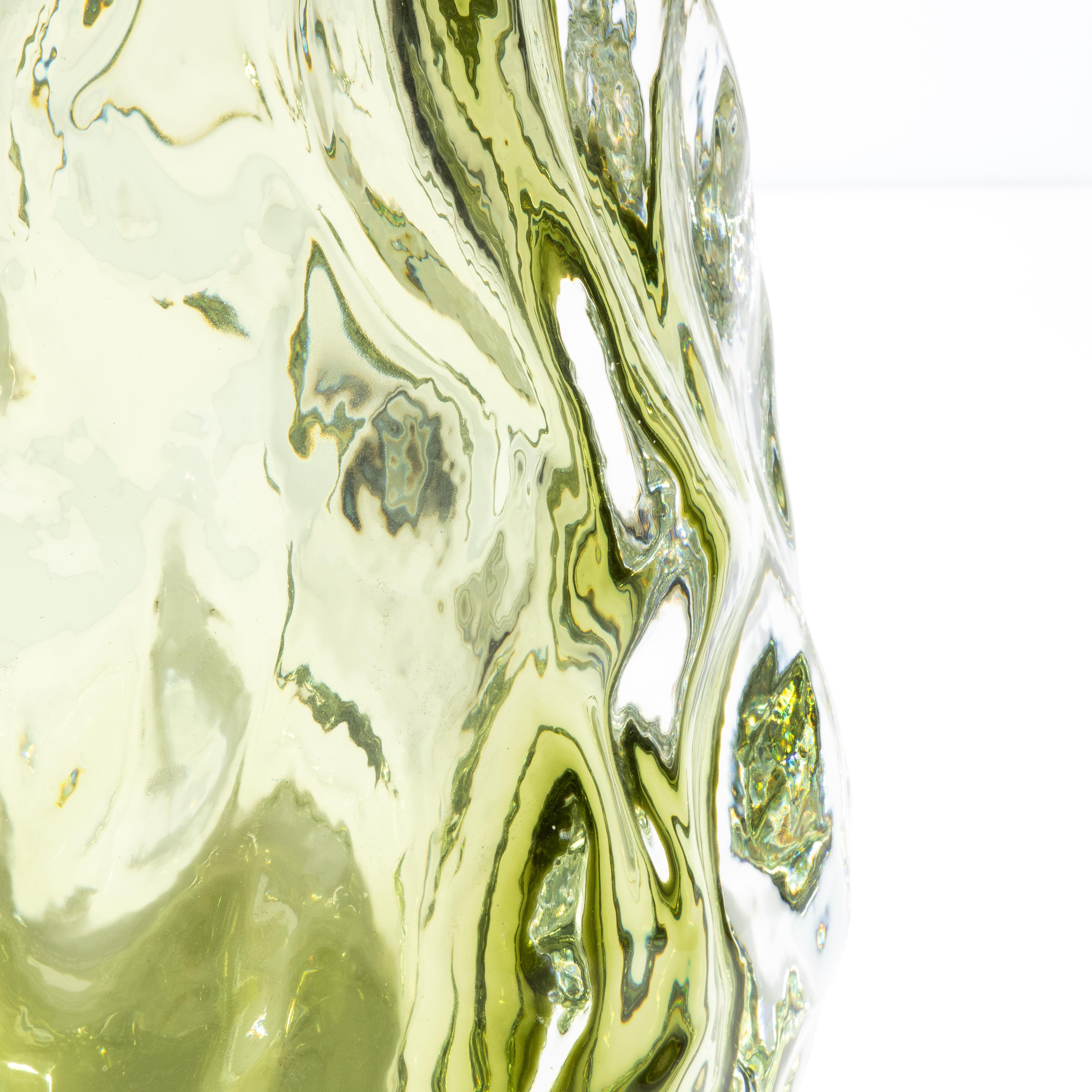 Vetro di Murano Vaso di Murano Burri soffiato a mano in Greene & Greene in vendita
