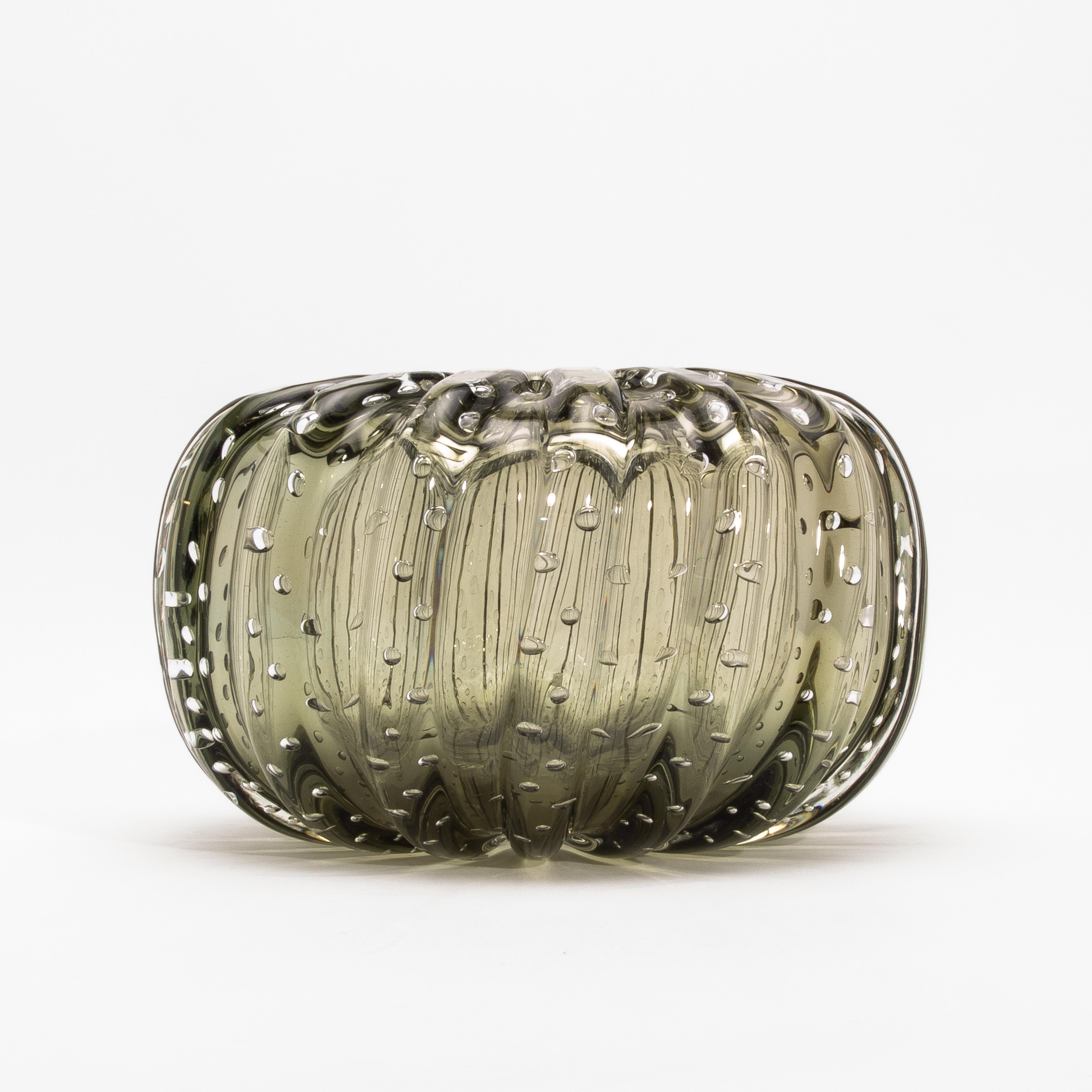 Vaso Cactus di Murano soffiato a mano in Greene & Greene con bolle Piccolo In condizioni Nuovo in vendita a West Hollywood, CA
