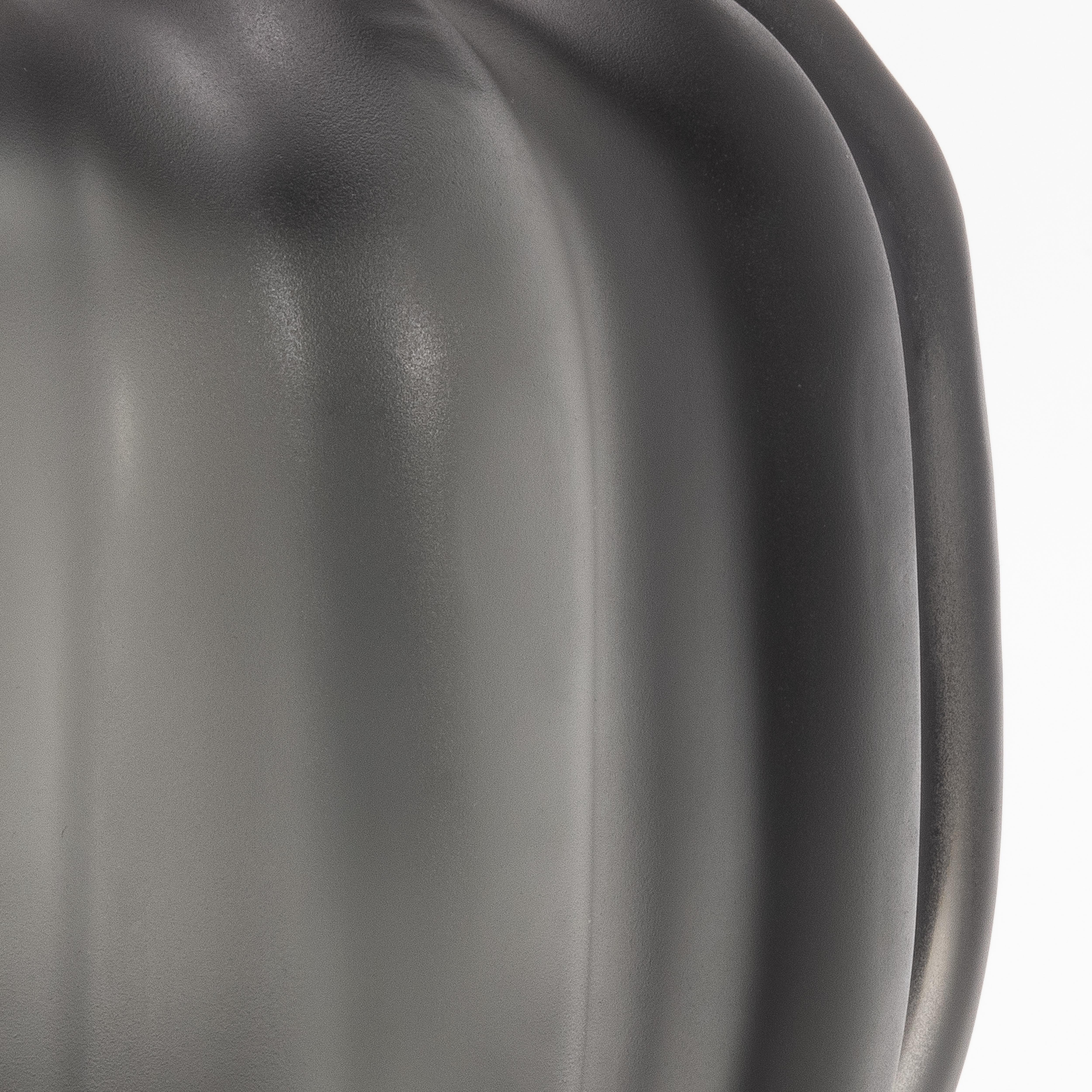 Italiano Vaso Cactus di Murano soffiato a mano in grigio piccolo in vendita