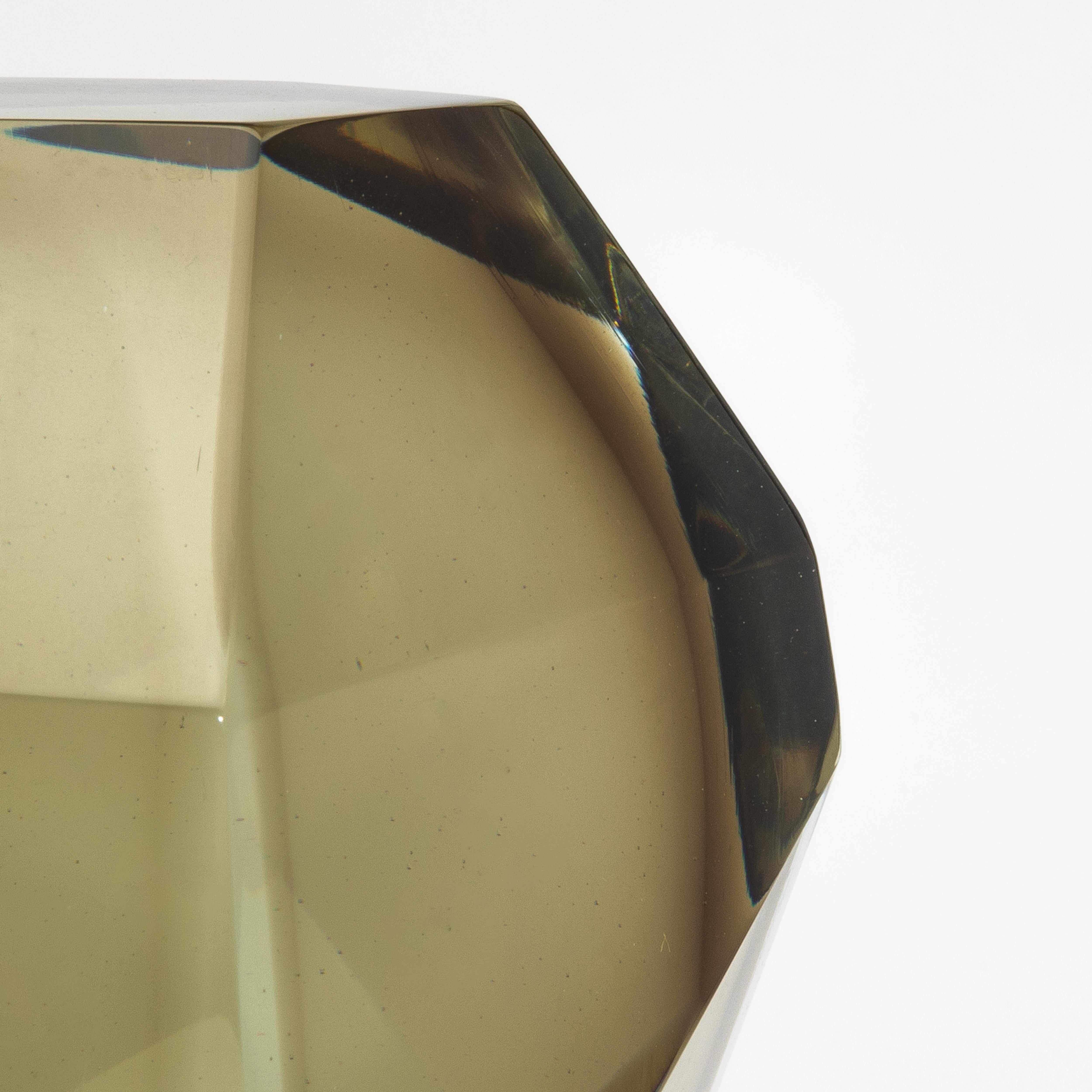 Fatto a mano Scultura di diamanti di Murano soffiati a mano in vendita
