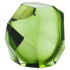 Hand-Blown Murano Diamond Sculpture