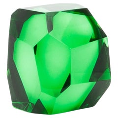 Hand-Blown Murano Diamond Sculpture