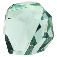 Hand-Blown Murano Diamond Sculpture