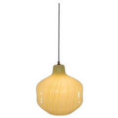 Hand-blown Murano glass pendant by Massimo Vignelli for Venini, 1950s