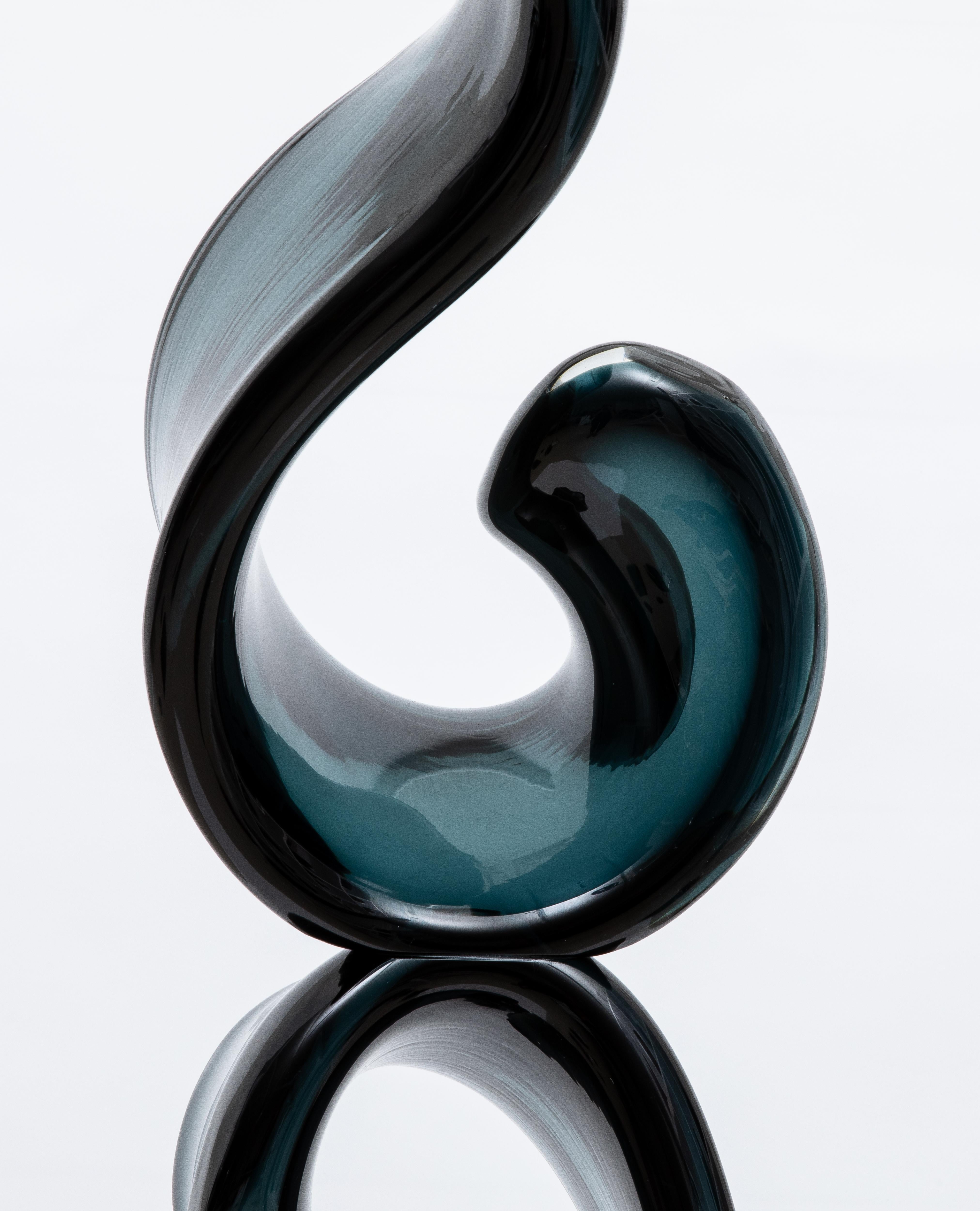 Scultura in vetro di Murano soffiato a mano 