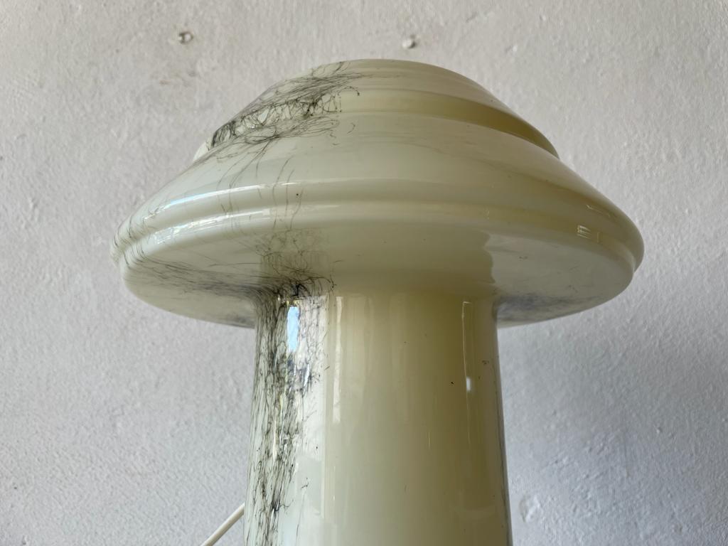 Lampada da tavolo in vetro di Murano soffiato a mano, anni '60, Italia in vendita 3