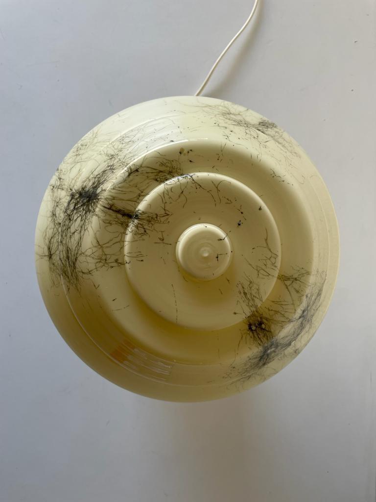 Lampada da tavolo in vetro di Murano soffiato a mano, anni '60, Italia in vendita 6
