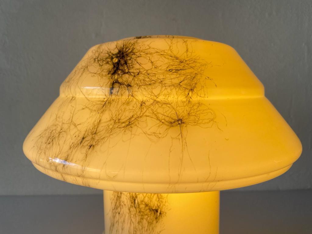 Lampe de bureau en verre de Murano soufflé à la main, années 1960, Italie en vente 1