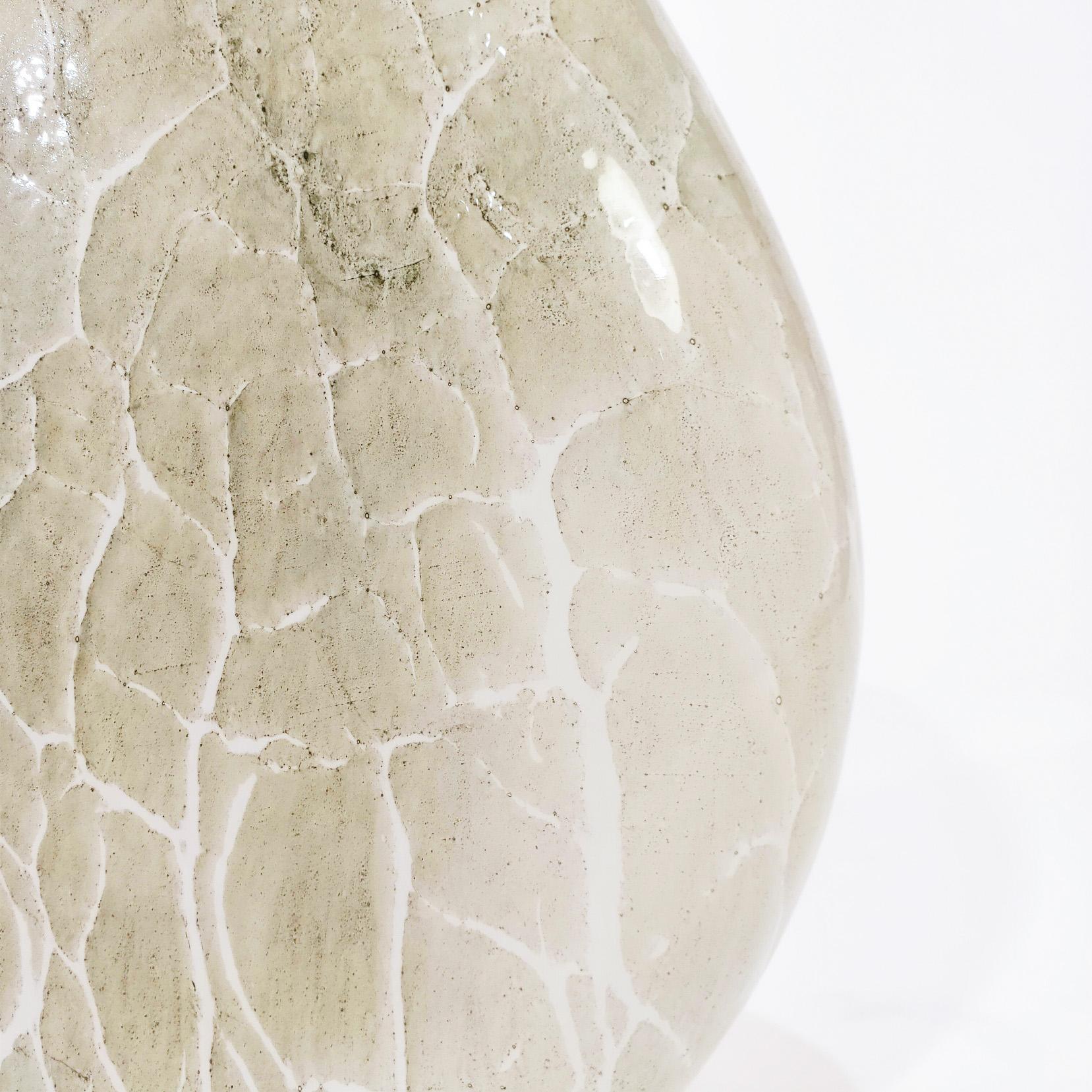 Italian Hand-blown murano glass table lamp in the style of Toni Zuccheri, Italy, 1970s For Sale