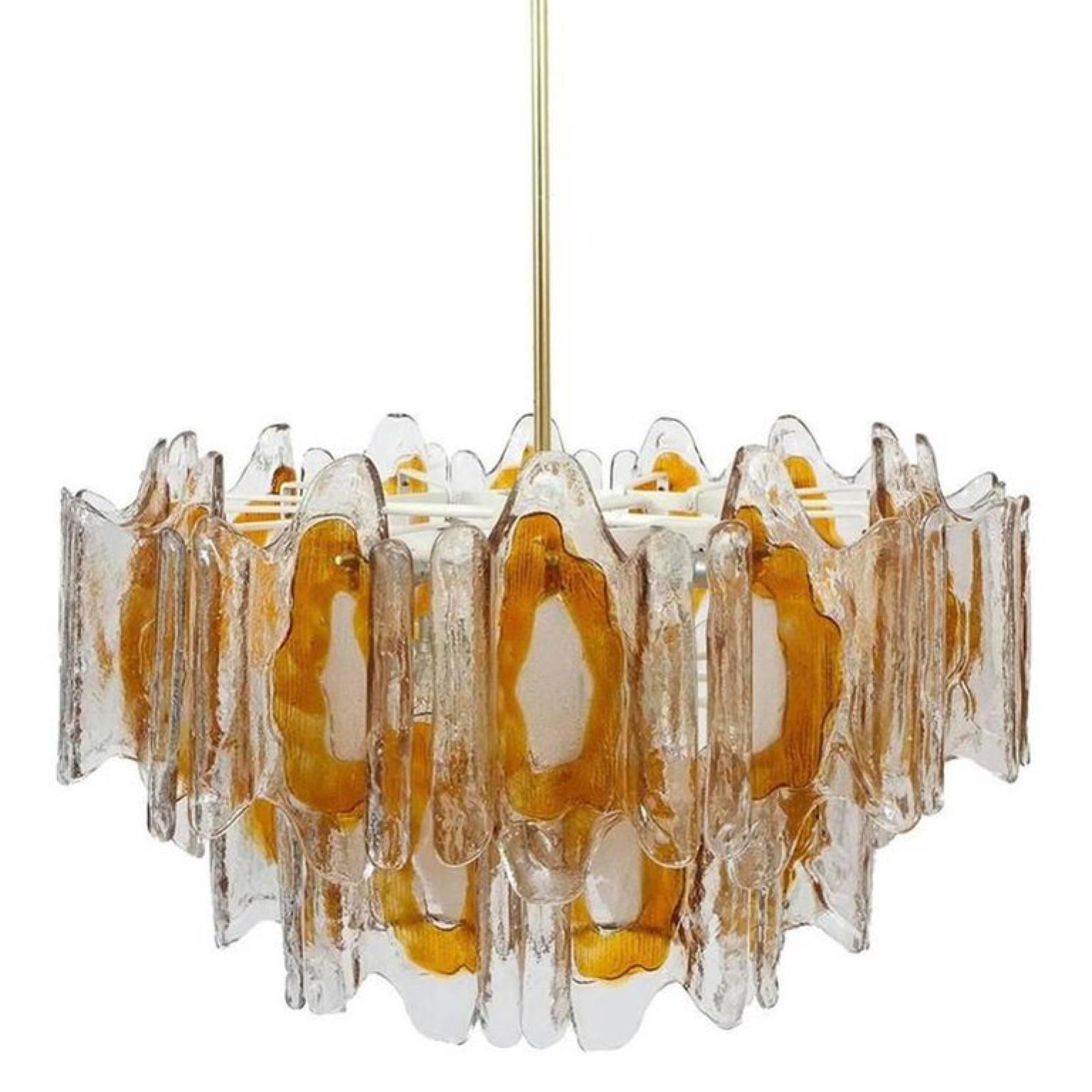 Hand Blown Murano Glass Wall Light or Sconce,  1970s For Sale 1
